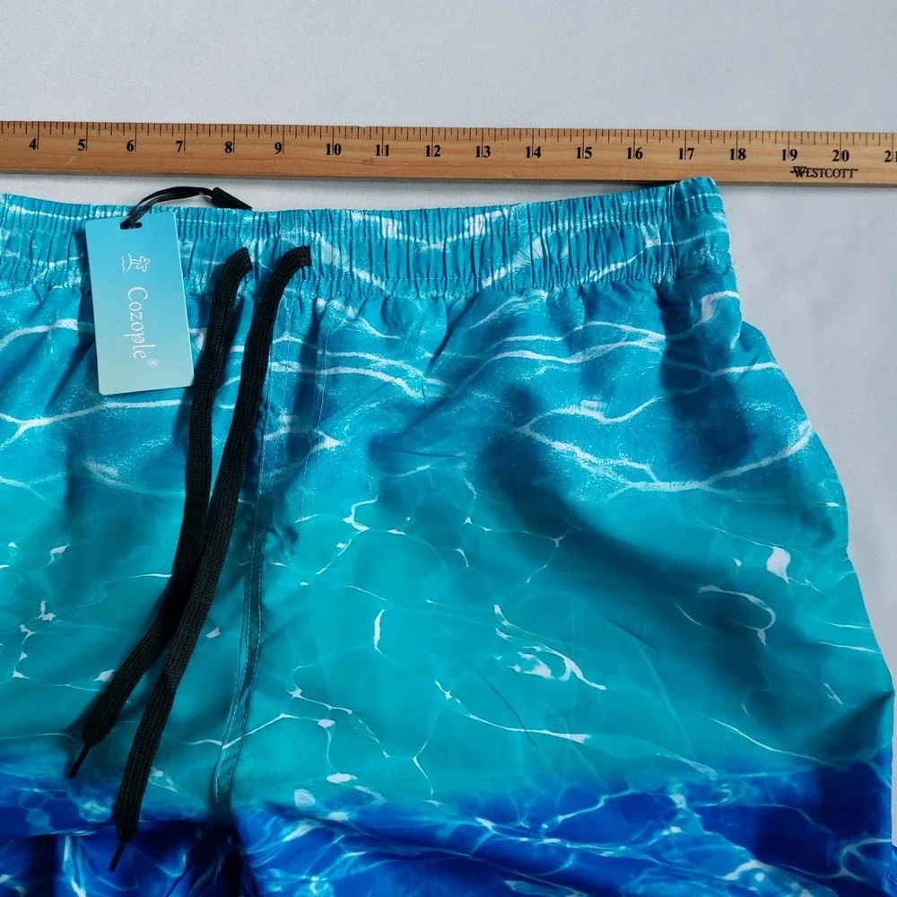 Cozople Mens Compression Liner Swim Short  Briet Lined Quick Dry Size‎ XL